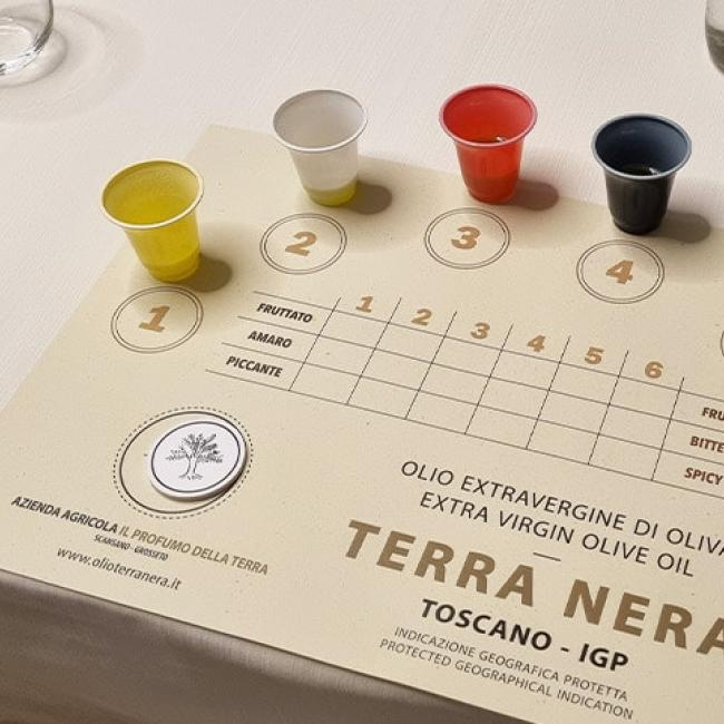 Olio Toscano IGP Terra Nera - Degustazioni