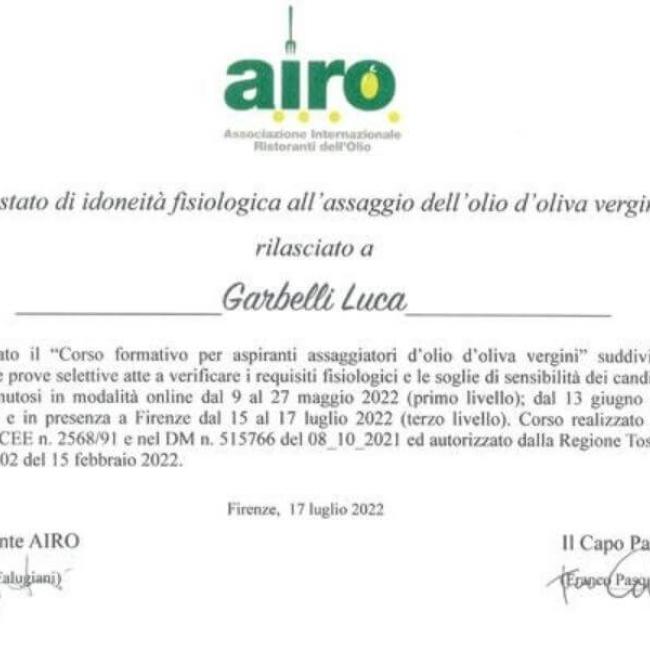 Certificazione AIRO